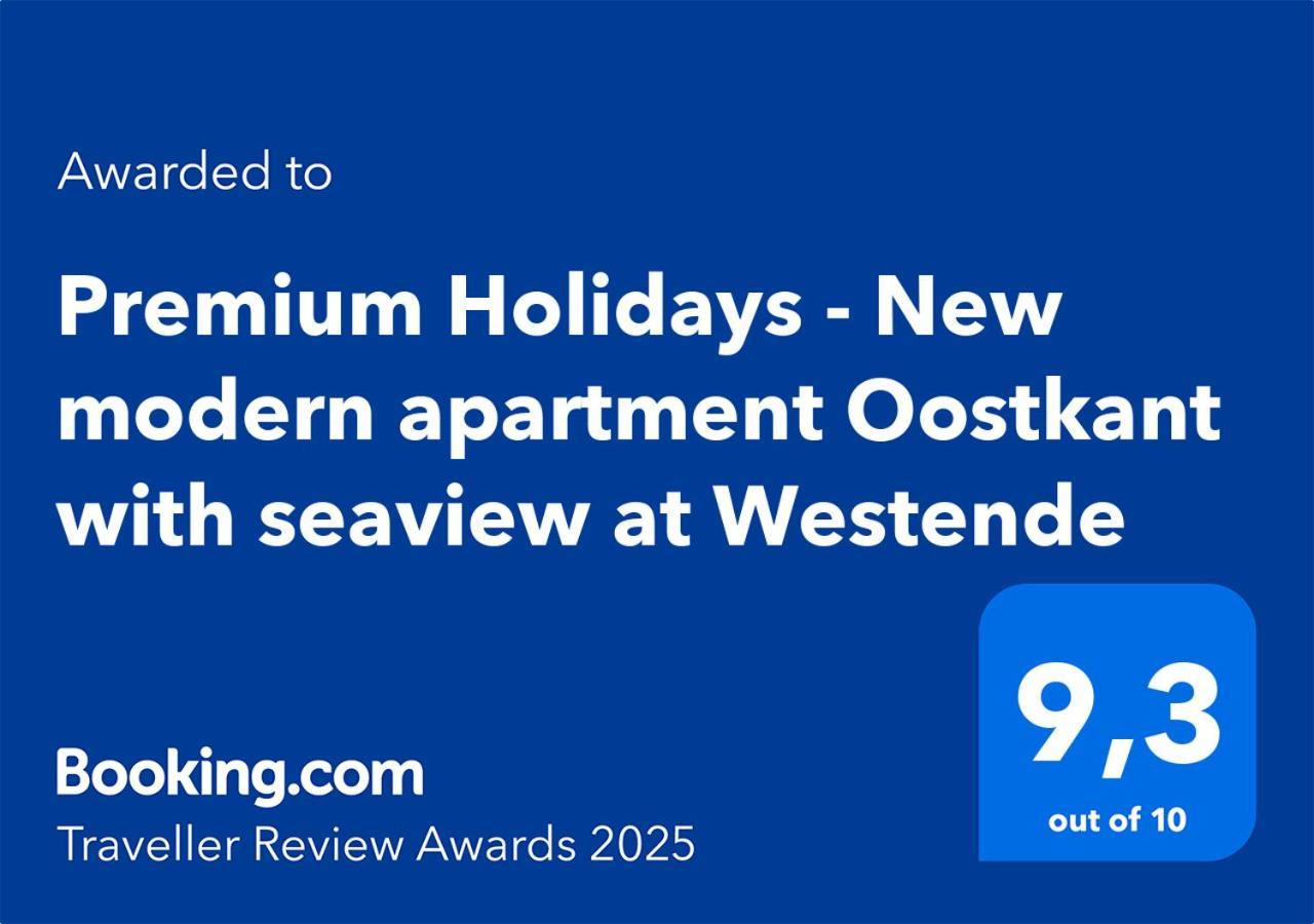 Premium Holidays - New Modern Apartment Oostkant With Seaview At Westende Middelkerke Exteriör bild
